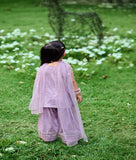 Lilac Kurti with Farshi Salwar