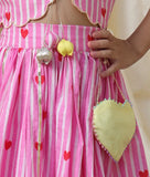 Pink Printed Lehenga Set