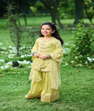 Green Kurti with Farshi Salwar