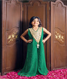 Green Bandhej Jumpsuit