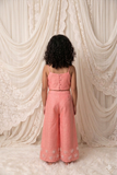 Embroidered floral  Palazzo set