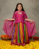 Multicoloured Lehenga Set