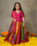 Multicoloured Lehenga Set