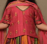 Multicoloured Lehenga Set