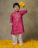 Multicolour Mirror Work Kurta Set