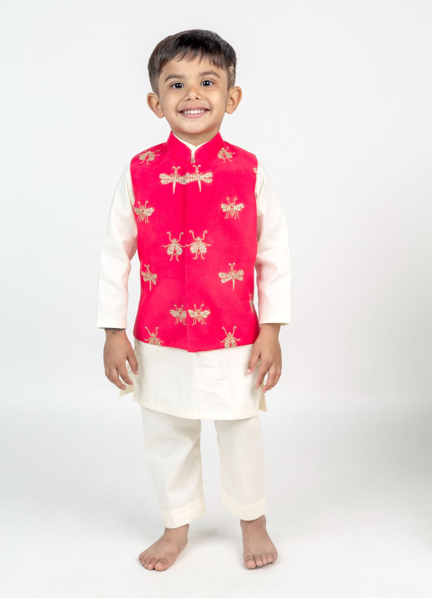 Jugnoo Handembroidered Kurta Jacket Set