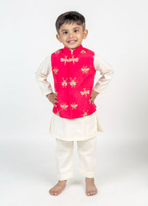 Jugnoo Handembroidered Kurta Jacket Set