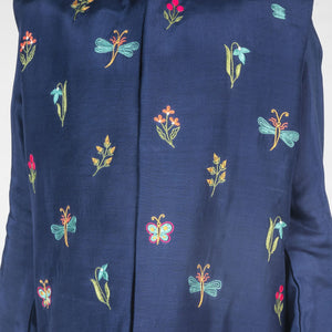 Dragonfly Multicolour Handembroidered Jacket