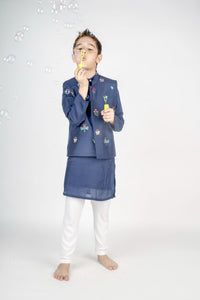 Dragonfly Multicolour Handembroidered Jacket