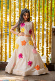 Elegant sequin work Top And Heavy Sequins Embroidered flower Lehenga