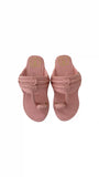 PINK PASTEL KOLHAPURI FLATS
