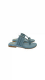 BLUE PASTEL KOLHAPURI FLATS