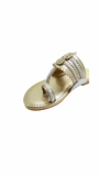 DULL GOLD TWO TONE KOLHAPURI
