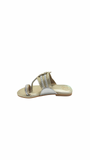 DULL GOLD TWO TONE KOLHAPURI
