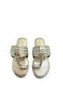 DULL GOLD TWO TONE KOLHAPURI