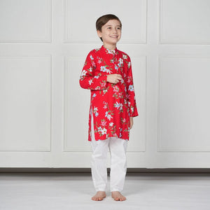 Red Poppy Boys Set