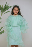 EMILY SEA GREEN DRESS