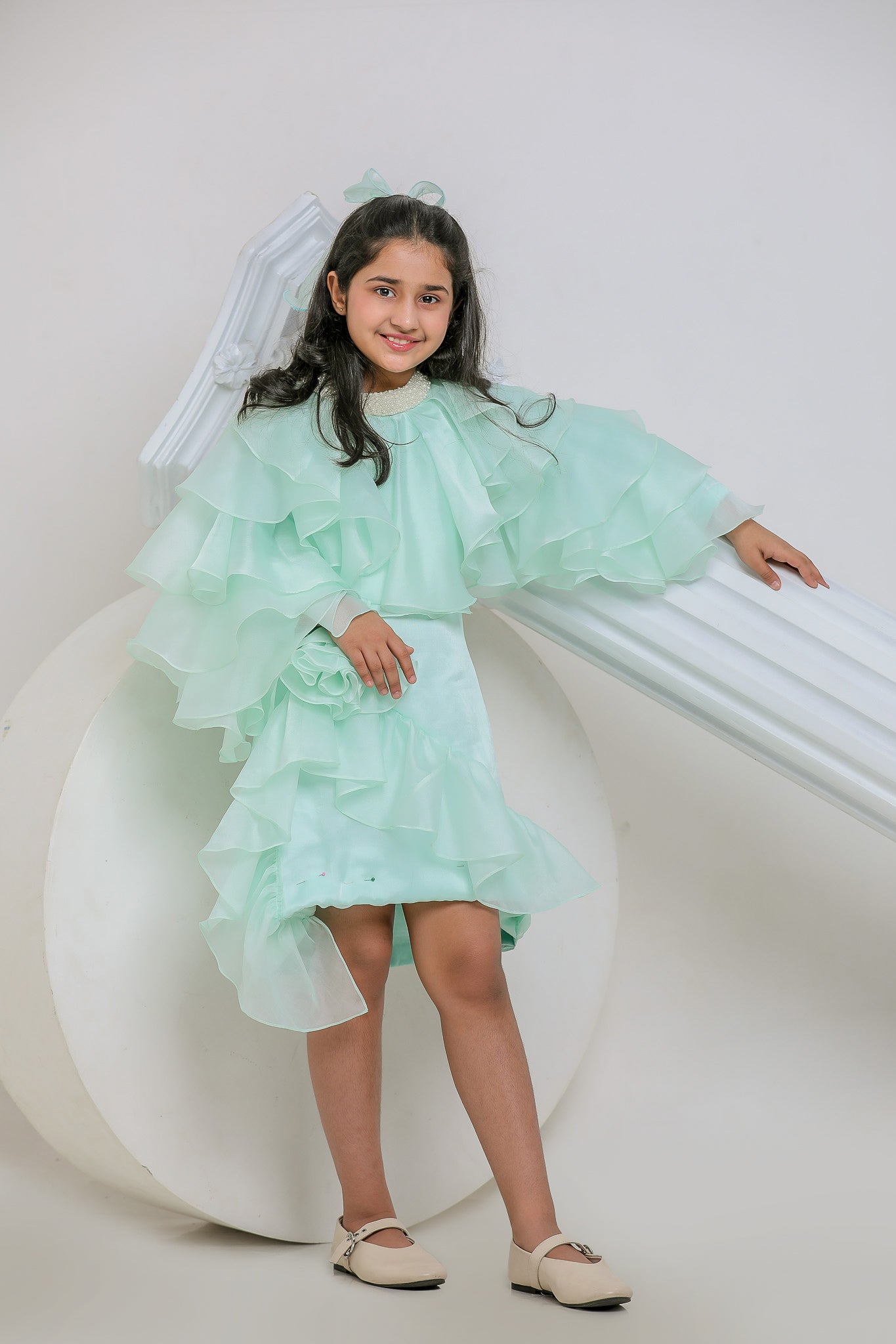 EMILY SEA GREEN DRESS
