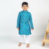 Lotus Printed Kurta Set