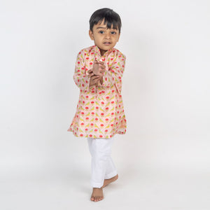 Bird Jaal Printed Kurta