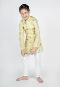 Dragon Fly Buta Embroidered Kurta