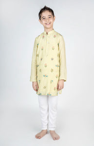 Dragon Fly Buta Embroidered Kurta