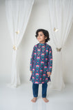 Floral printed kurta set