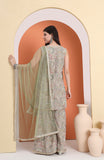Embroidered Georgette  Kurta and Sharara paired with Soft Net Dupatta