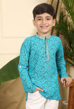 Zarkha Boys Ethnic Embroidered Short Kurta