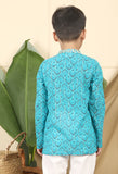 Zarkha Boys Ethnic Embroidered Short Kurta