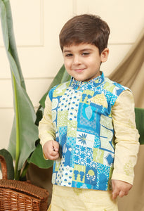 Manara Boys Ethnic Bandi Nehru Jacket