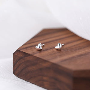 Tiny Heart Earrings