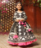 Black Gota Embroidered Anarkali