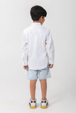 VERY CUTE PARTEE LOGO EMBROIDERED SHIRT WITH CONTRAST DETAILING