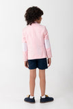 PINK BLAZER WITH TAPE DETAILING