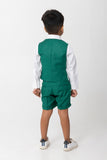EMRALD GREEN LOGO WAISTCOAT SET