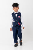 AEROPLANE AND HOTAIR BALLOON EMBROIDERED WAISTCOAT SET