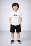 WHITE RACING T-SHIRT