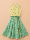 Mint leaf tassel Lehenga Set