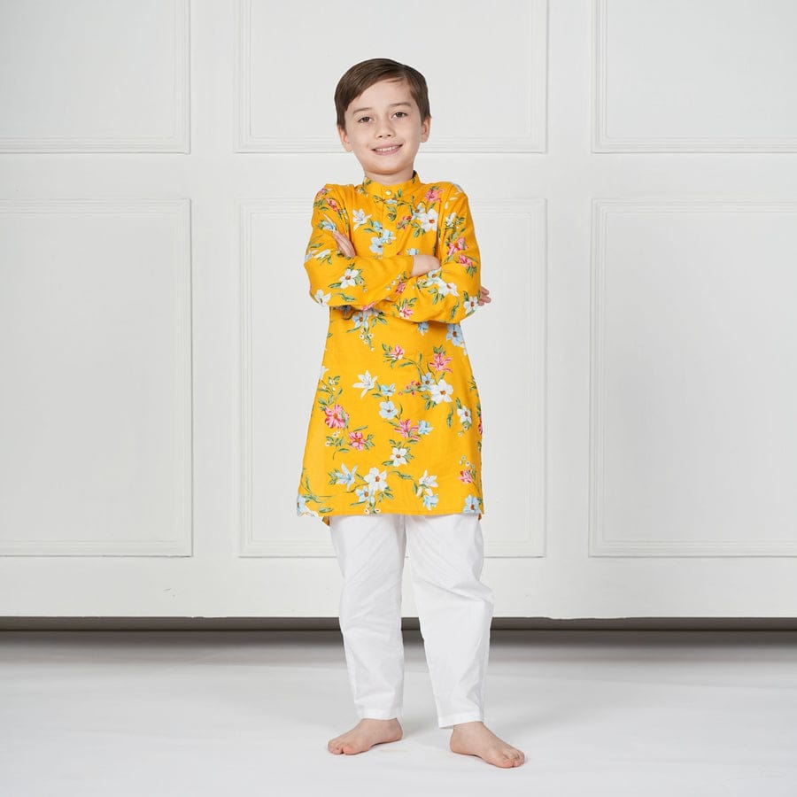 Yellow Poppy Boys Set