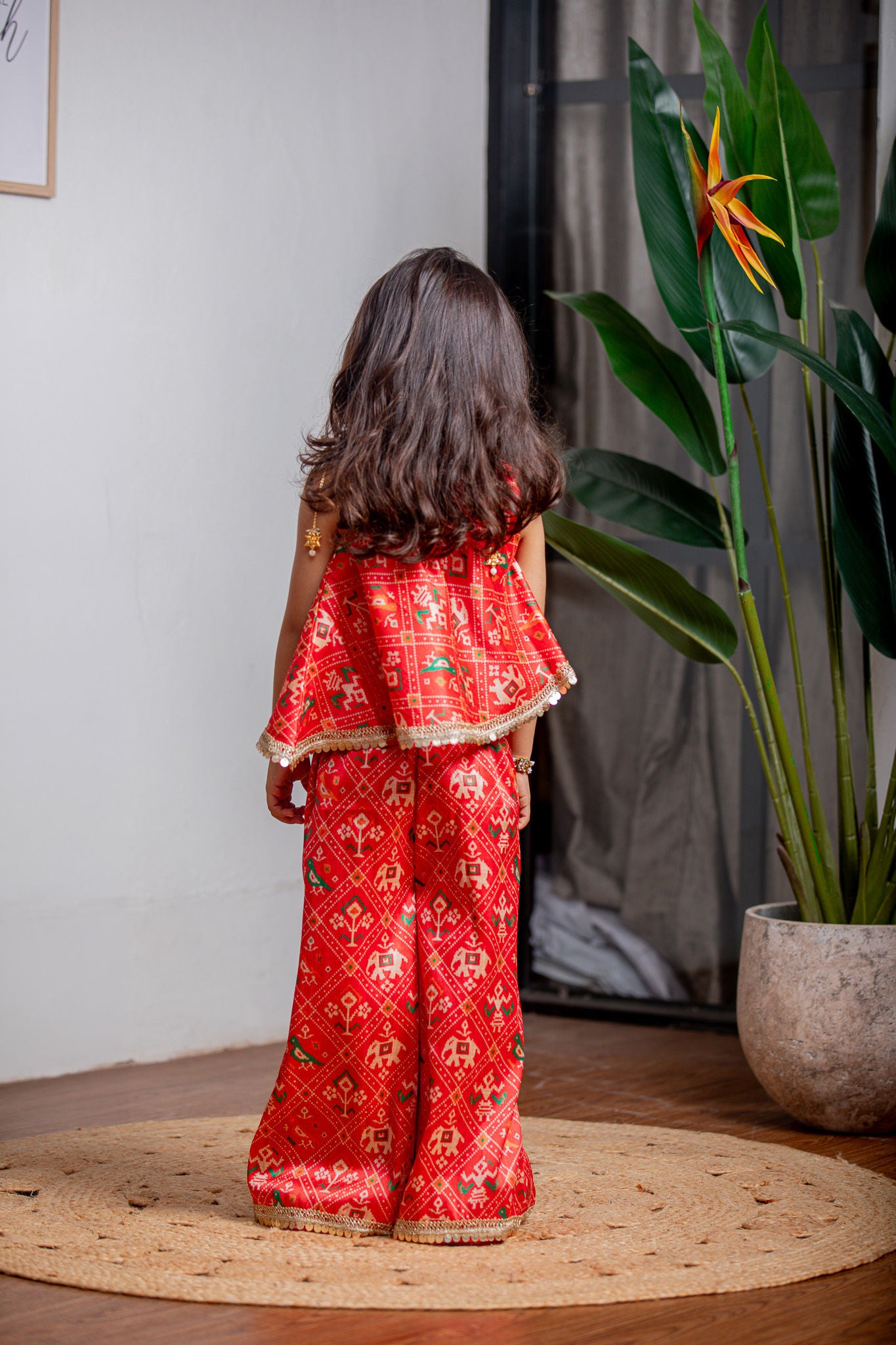 RED PATOLA GIRL