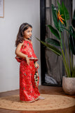 RED PATOLA GIRL