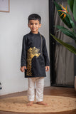 BLACK CHEETAH HANDPAINTED
