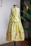 GREEN BIB GHAGRA