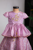 PURPLE ZARI GHAGRA