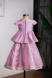 PURPLE ZARI GHAGRA