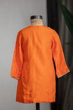 ORANGE LOTUS KURTA