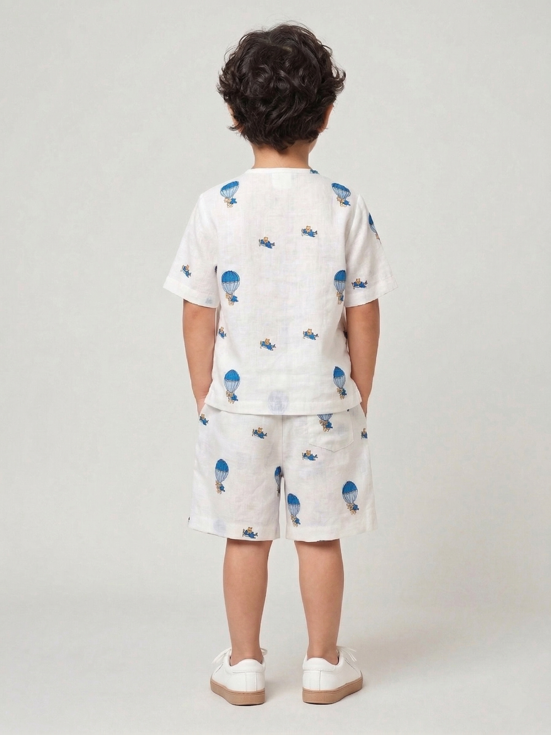 WHITE HOT AIR BALLOON CO-ORD SET BOYS