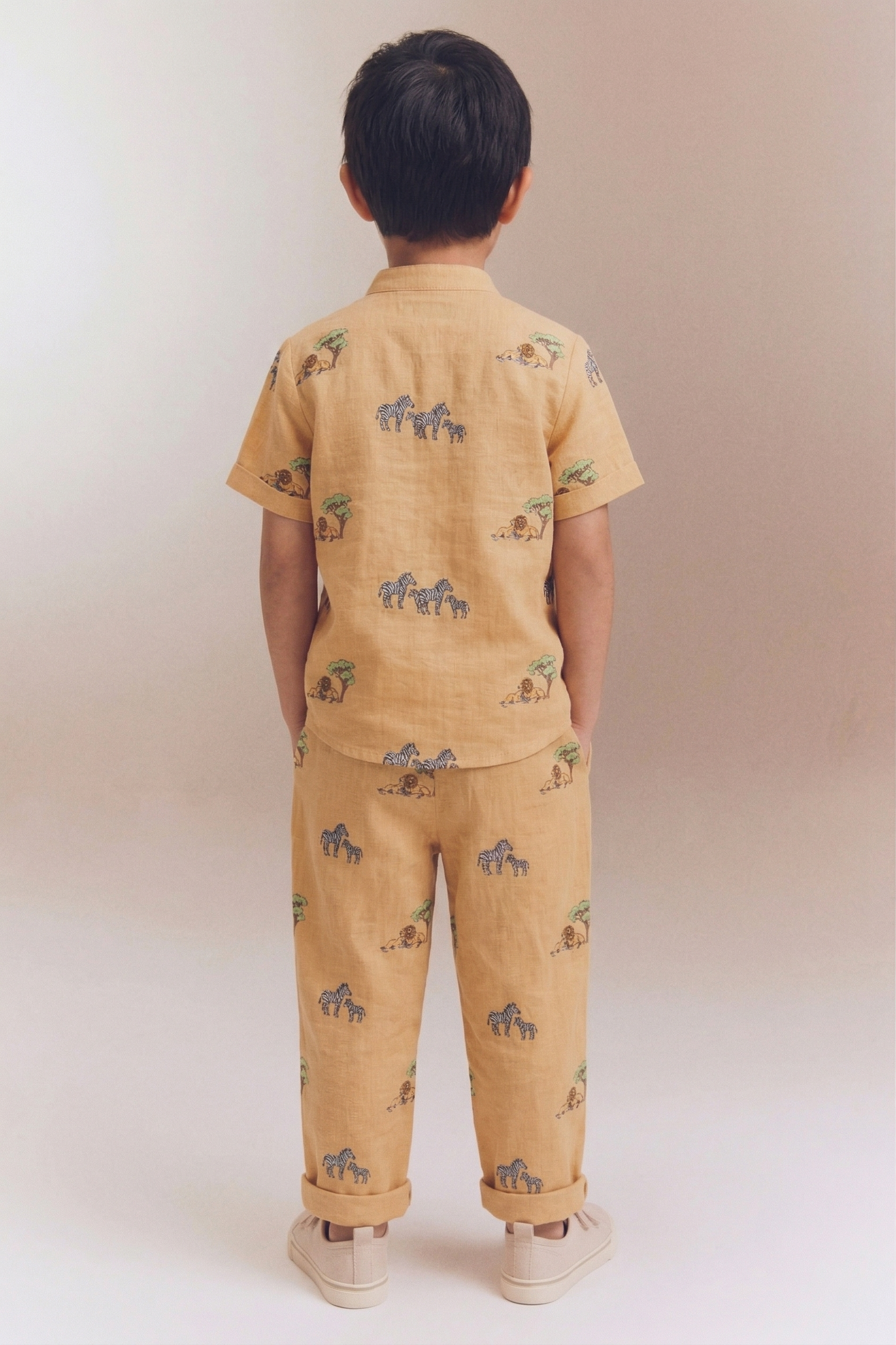 GOLDEN SAFARI TROUSER SET