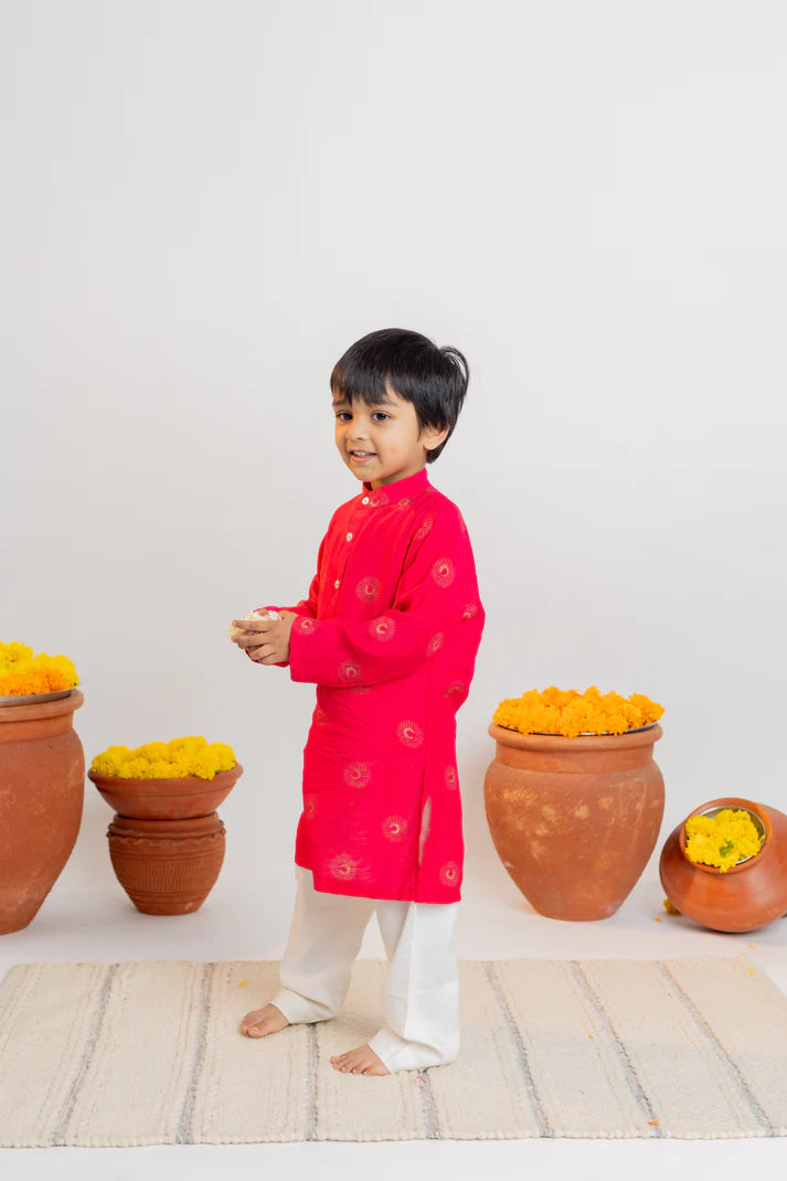 Boys Kurta Pyjama Set